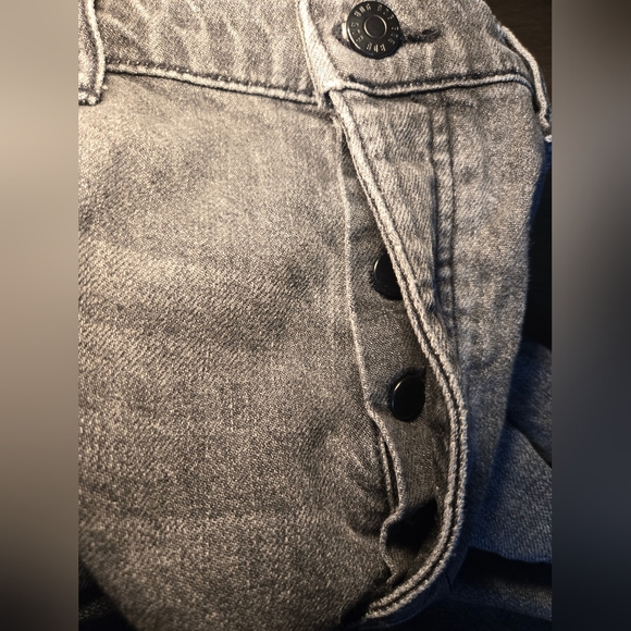 BDG Black Wash Distressed High-Rise Slim Straight Denim Womens Size 31 - Picture 16 of 16